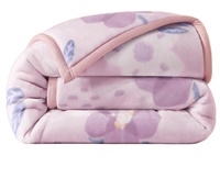 Winter-Doppelschichtdecke aus Rachel-Maschinenstrick, klassische Wimpern-Decke, weich gestrickt, einfarbig gefärbt, lila, individuell anpassbar, für Zuhause, Bettwäsche, Schlafzimmer