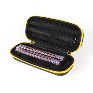 Étui de rangement pour couteaux en fibre de carbone PU imperméable personnalisé pour couteaux pliants de chef, pochette pour couteau à fermeture éclair - Product Image 4