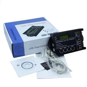 LED时间控制器可编程TC420 24V/TC42 Wifi 20A RGB DC 12V RGB用于总输出5通道公共阳极