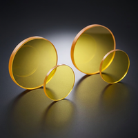 Lentille de focalisation laser CO2 PVD ZnSe de haute qualité, fabriquée en Chine, pour machine de découpe et gravure laser, Dia.15 F50.8mm Dia 15 F50.8 D15 F2"