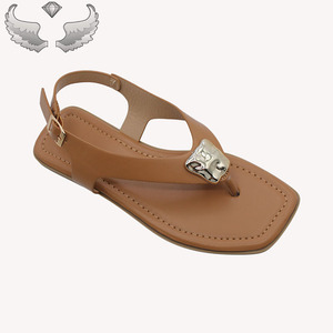 Sandalias Planas para Mujer, de Alta Calidad y Más Vendidas, Modernas, de Punta Abierta, para Verano, MOQ Bajo para Prueba, Venta Directa de Fábrica - Product Image 4