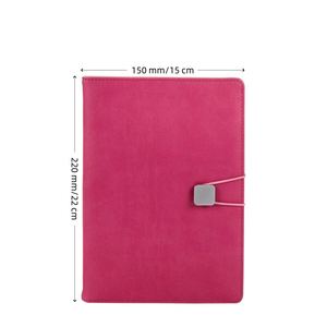 Customisable Hardcover Notebook for Boys Personalised Business Gift New Design PU Leather Material Elastic Strap Spiral Binding - Product Image 2