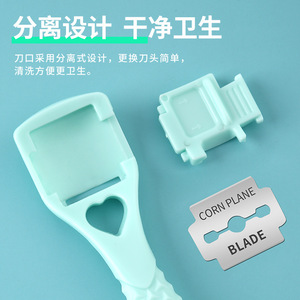 ที่ขูดส้นเท้ารูปทรงสับปะรด ทำจากพลาสติกและสแตนเลส สำหรับใช้ในบ้าน กำจัดหนังด้านและหนังหนา - Product Image 3