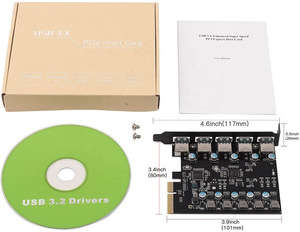 Asm3142 Chip 5-Cổng Pcie USB 3.2 Thẻ Gen2 20Gbps Hub Cho <span class=keywords><strong>PC</strong></span> Máy Tính Để Bàn Bo Mạch Chủ Không Có Cung Cấp Điện Yêu cầu - Product Image 6