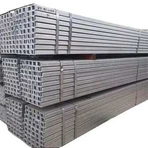 Puntal galvanizado ranurado Acero Gi C Canal de hierro Acero laminado en caliente C-beam C Acero 4"