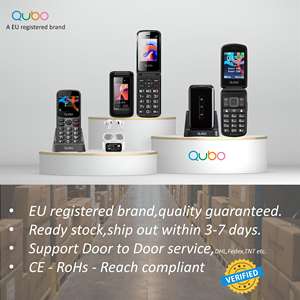 هاتف قلاب <span class=keywords><strong>4G</strong></span> لكبار السن بشاشة مزدوجة وشريحتين وبطارية 5C-1000mAh موديل X-247 BK - Product Image 2