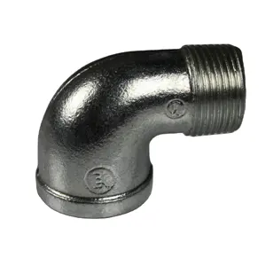 Galvanized NPT BSPT thread high quality malleable iron pipe fittings for pipeline convey oil water gas