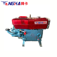 Pompe à eau Tengka 15 CV, monocylindre, diesel, refroidie par eau, Euro 3, 4 temps, démarrage au pied, pour tracteur compact, avec roulement, garantie 1 an, facile à utiliser