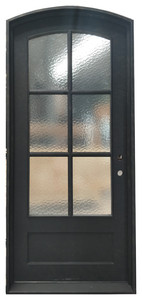 Puerta delantera <span class=keywords><strong>de</strong></span> seguridad <span class=keywords><strong>de</strong></span> hierro forjado Prima, entramado <span class=keywords><strong>de</strong></span> partición <span class=keywords><strong>de</strong></span> acero elegante y duradero, diseño moderno <span class=keywords><strong>para</strong></span> apertura Manual <span class=keywords><strong>de</strong></span> Villa - Product Image 6