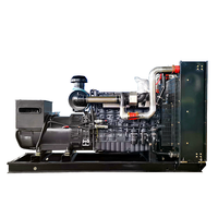 Generator Diesel 300kW Berkualitas Tinggi dengan Remote Start, 375kVA, Suku Cadang Generator, ATS, Mesin SDEC SC15G500D2 untuk Pabrik Penyediaan Air