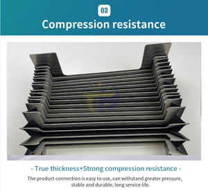 Couvercle de soufflet de protection de vis à billes de type <span class=keywords><strong>accordéon</strong></span> cache-poussière linéaire de machine cnc - Product Image 6