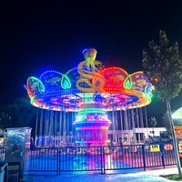 Manèges à chaises volantes pour fêtes foraines certifiés CE, balançoire spectaculaire pour 36 passagers, puissance 25 kW, hauteur 7 m