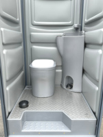 WALTOR H9-a1 Toilettes mobiles d'extérieur publiques, toilettes d'urgence personnalisées en plastique, toilettes portables