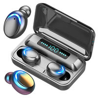 Écouteurs sans fil F9 pas chers, écouteurs avec écran LED, faible latence, écouteurs Bluetooth TWS M10