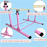 Barres parallèles réglables avec barres en acier pour l'entraînement de gymnastique, équipement de gym à domicile, durable