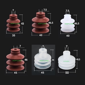 High Quality Custom Industrial <b>Rubber</b> Manipulator Accessories High-Temperature Resistant Vacuum <b>Silicone</b> Suction Cup - Product Image 3