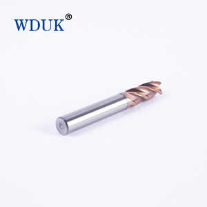 WDUK 55 درجة 4 شفرات مثقاب طرفي من سبيكة فولاذ التنجستن 55HRCT طبقة كربيد التنجستن لتشغيل الفولاذ - Product Image 5