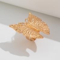 Mode Boho Fingerring Set 18 Karat vergoldete Schmetterling Blume stapelbare Ringe für Frauen Schmuck