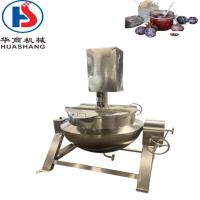 Huashang Custom Industrial grote capaciteit voedselveilige stoomgejackete pot met roerwerksysteem, jacket kettle