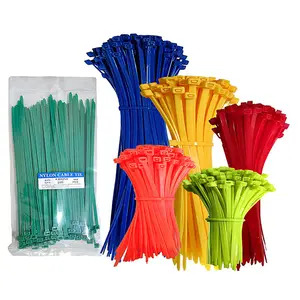 2.5*120mm quan hệ Zip nhiệm vụ nặng nề nhựa độ tinh khiết cao Nylon PA 66 Cáp Tie tự khóa Nylon