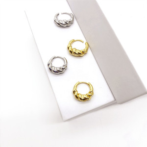 Zhenlu Jewelry Croissant <b>Cuff</b> <b>Earrings</b> Gold And Silver Zinc Alloy Fashion <b>Ear</b> Clips For Gift - Product Image 1