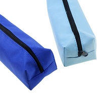 BECOL vente en gros mode moderne propre couleur unie Portable examen porte-crayon petit étudiant Oxford tissu stylo sac à crayons pour l'école
