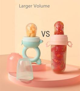 Nouveau modèle 2026, <span class=keywords><strong>biberon</strong></span> distributeur de nourriture en silicone pour bébés et enfants, sûr, motif dessin animé, à presser, pour 0-12 mois - Product Image 2