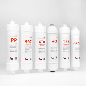 تصفية المياه القلوية RO نظام 6 مراحل PP UDF co RO غشاء T33 خرطوشة معدنية للمنزل الفندق - Product Image 4