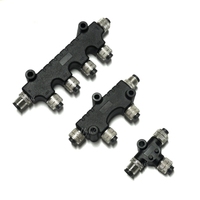 Conector NMEA 2000 IP67 de ángulo recto N2K de 5 pines con codificación A, receptáculo de montaje en PCB para sensor