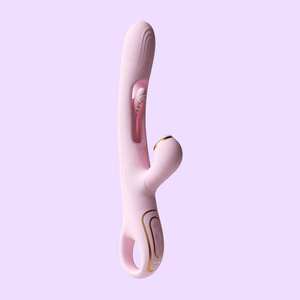 Sexspielzeug Saugvibrator Realistischer Dildo G-Punkt Rabbit Vibrator <span class=keywords><strong>Penis</strong></span> Frauen Stimulierender Masturbationsvibrator für Frauen - Product Image 1