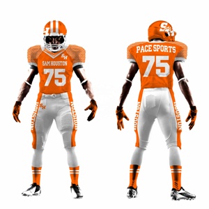 Uniformes de football américain en matière spandex à prix d'usine - Sur mesure, grande taille, respirant, séchage rapide, vêtements de sport - Product Image 4