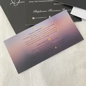 Hot Sale Custom Printed Spot Color Luxury Look Wedding Invitations Paper Cards Business Thank You Cards