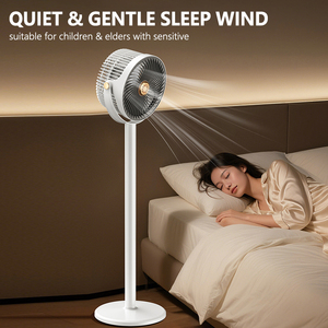 Quạt điện để bàn bán chạy, pin sạc 4000mAh, 5 tốc độ, bán buôn, gia dụng, lưu lượng gió mạnh - Product Image 4