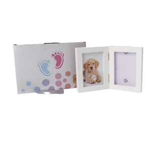 מסגרת תמונה זיכרון לחיות מחמד מעץ עם ערכת paw paw pawpint תצוגת צילום הכלב מסגרת - Product Image 4