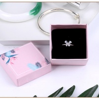 Scatola per Gioielli di Lusso Personalizzata in Cartone Rigido, Materiali Riciclati, Logo Personalizzato per Orecchini, Anelli, Collane, Regalo