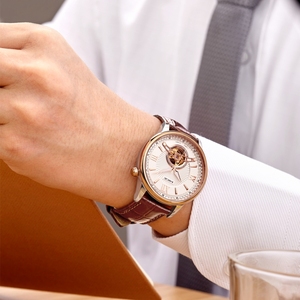 Montre-bracelet de luxe pour homme, squelette automatique mécanique, en acier inoxydable, avec logo personnalisé, mouvement Miyota 82S0, fabrication OEM ODM - Product Image 6