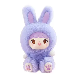 Cartoon KT Cat Doll Hot Selling Easter Rabbit Plush Toy Wholesale Strawberry Angel Kitty Doll Birthday Gift