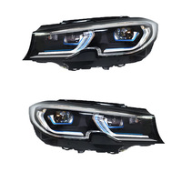 Pour BMW Série 3 G20 G28, ensemble de phares LED, 2019 2020 2021, style laser, mise à niveau complète des phares LED, DRL