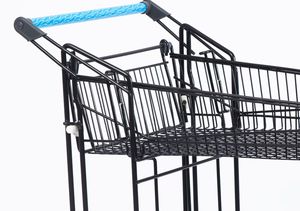 सुपरमार्केट औद्योगिक लॉजिस्टिक हैंड पुश ट्रॉली वेयरहाउस ट्रॉली - Product Image 3