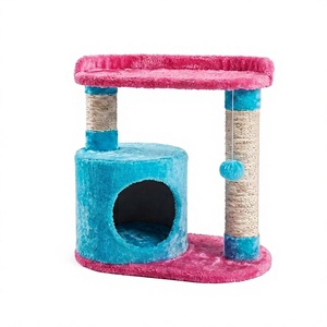 High Quality Amistar SkyCandy House Jute <b>Cat</b> <b>Tree</b> with 3 Levels <b>for</b> <b>Cats</b> - Product Image 1