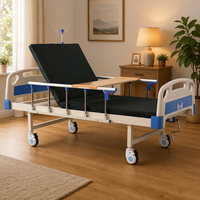 Lit médical multifonctionnel avec barrière latérale en alliage et table d'appoint pour centre de vaccination – Vente en gros, directement de l'usine