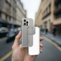 Étui de téléphone portable sportif antichoc en TPU souple transparent Moni sans support pour 16/13 Pro Max/12 Promax/11 XS/XR/X