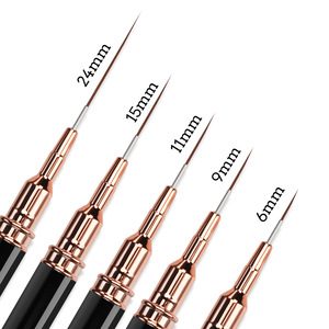 Pinceau ultra-fin pour nail art, stylo de précision pour la peinture, pinceau de modelage pour gel et acrylique, pour manucure en salon - Product Image 2
