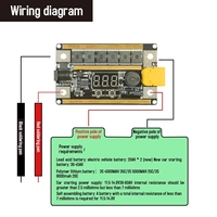 BSSY)GX591 papan kontrol titik Mini Gir, mesin las genggam sirkuit PCB untuk baterai Lithium 18650