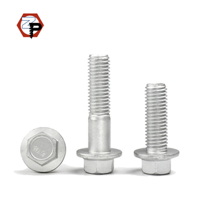 Tornillos de brida <span class=keywords><strong>hexagonal</strong></span> Dacromet de acero al carbono de grado 10,9 Perno de brida <span class=keywords><strong>hexagonal</strong></span> con arandela de tuerca M5 M6 M8 M0 <span class=keywords><strong>M12</strong></span> - Product Image 6
