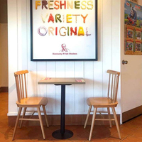 McDonalds Chair Mobilier de restaurant Ensemble table et chaises de salle à manger en bois pour restaurant et bars