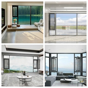 Fenêtre à battant à cadre fin tendance, teinte personnalisée pour tours de bureaux, halls d'exposition, magasins de détail – Approvisionnement direct fabricant - Product Image 2
