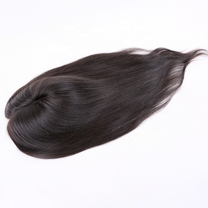 Piezas de Repuesto de cabello liso para mujer, cutícula alineada, virgen europea, pelo humano - Product Image 4