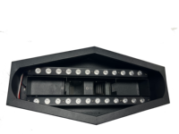 Venta Caliente: Focos LED Rojos de 110W 2700K con Efecto de Llama Simulada, Luz Blanca Cálida para Decoración de Escenarios y Fondo de Actuaciones