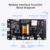 Módulo IPS de Pantalla Táctil Capacitiva LCD de 3.5 Pulgadas ESP32-S3 de Alta Calidad, 320*480, con BT y WIFI para LVGL HMI IOT